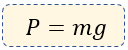 Fórmula para calcular el peso