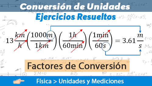 Conversión de Unidades - Ejercicios Resueltos - Fisimat